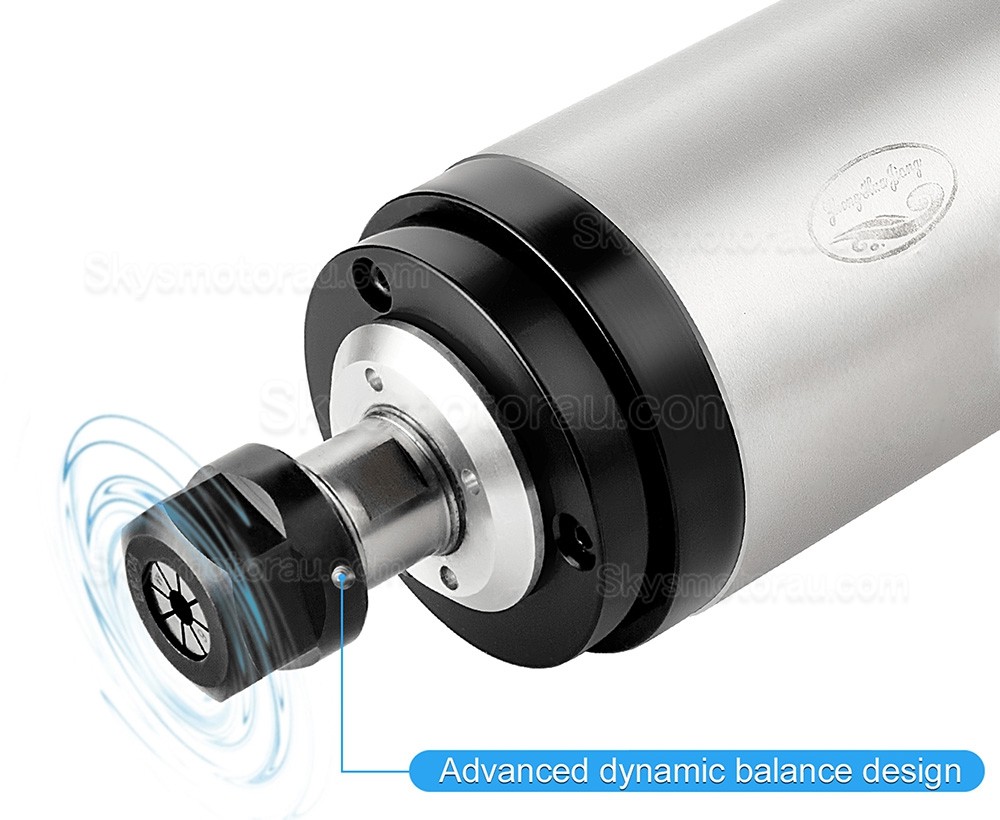 2.2KW VFD Spindle Kit OSP001699 Indc. Water Cooled Spindle Motor + VFD + Water Pump + 13Pcs ER20 Collet + Bracket